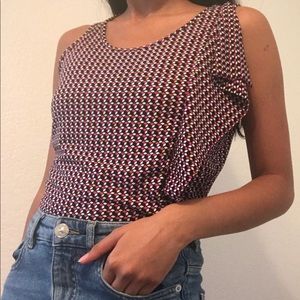 Vintage inspired sleeveless top